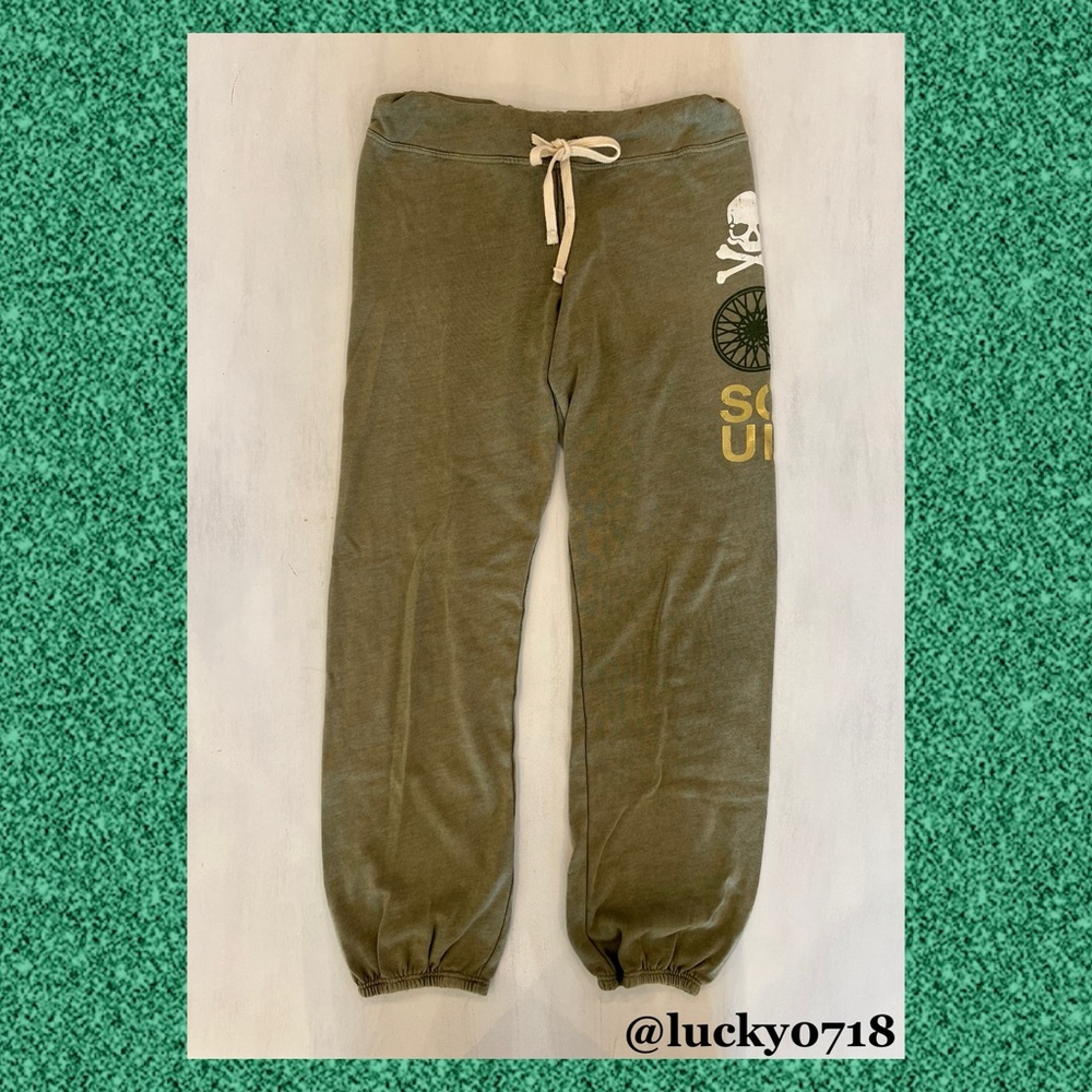 Soulcycle EUC Olive Green Drawstring Sweatpants Sz S
